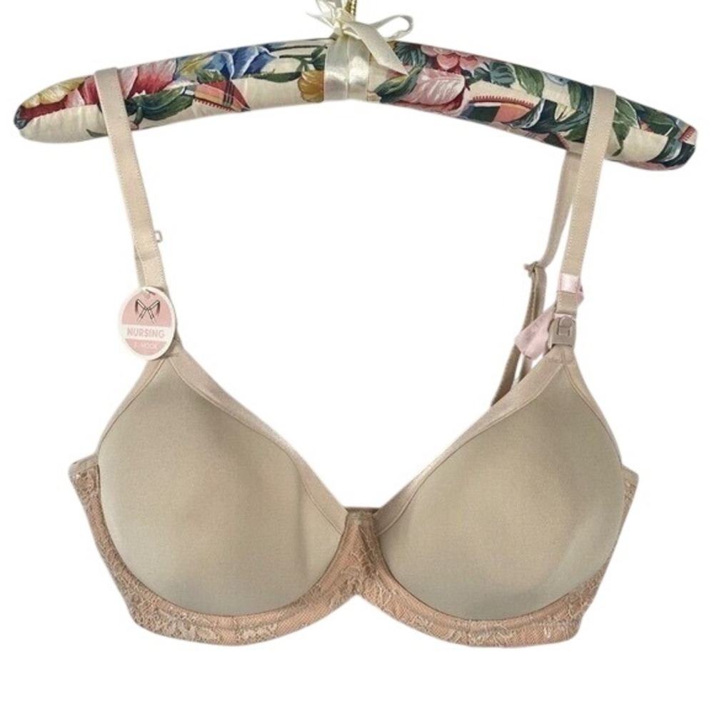 Cake Lingerie Womens Buttermilk Waffles Nursing Bra 32E NWT Maternity Underwire